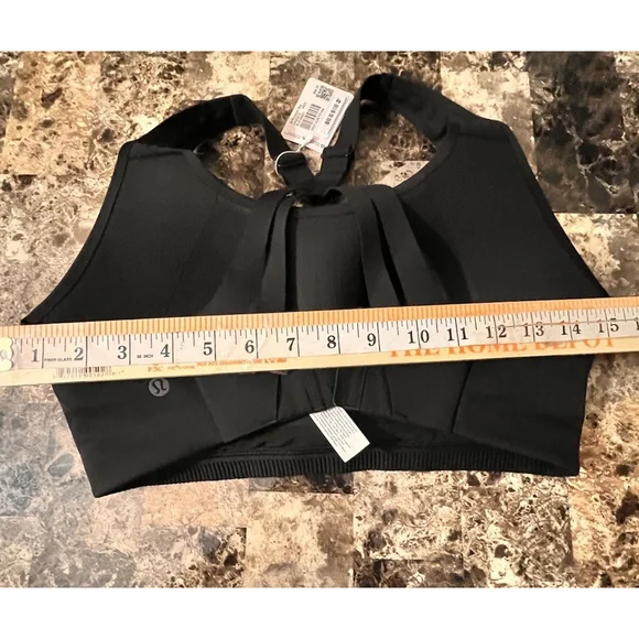 LULULEMON AIRSUPPORT BRA BLACK COLOR SIZE 34DD